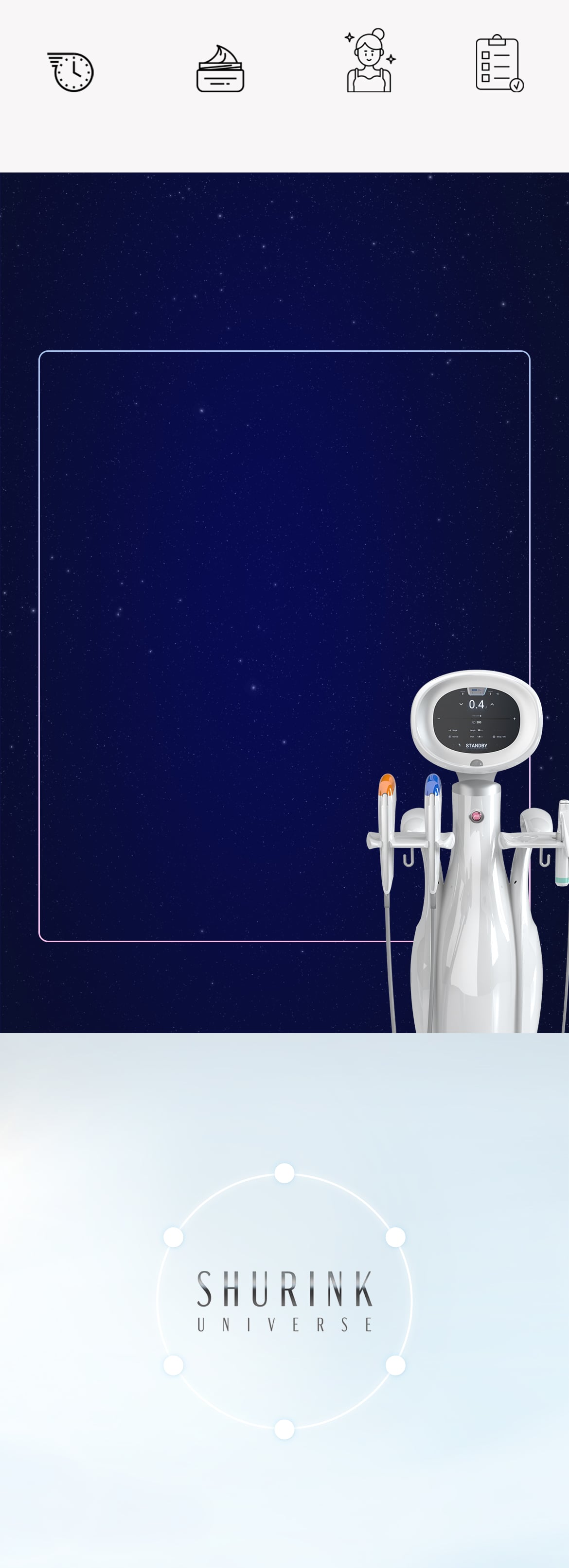 Shurink Universe treatment information and features