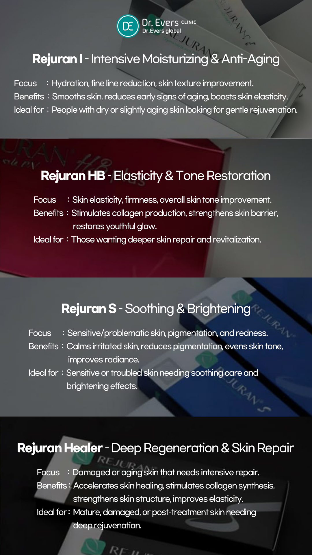 Rejuran skin booster post-treatment precautions, Misa branch