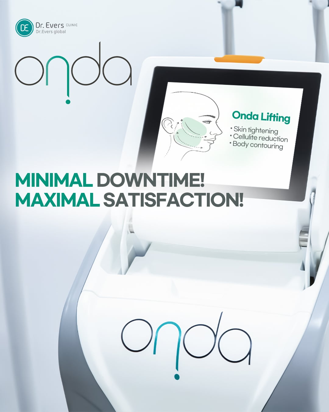 ONDA Lifting Thermage FLX Ultherapy Prime XERF lifting treatment comparison — Dr.Evers Clinic Yeonsinnae Branch